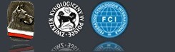 Logo Klubu Doga Niemieckiego w Polsce, Związek Kynologiczny, FCI